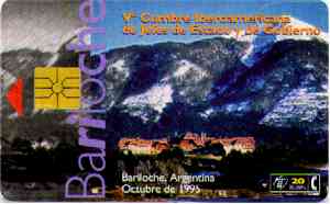 V� Cumbre Iberoamericana de Jefes de Estado y de Gobierno - Bariloche, Argentina. Octubre de 1995